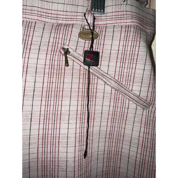 Horse Breeches Equestrian Riding Pants Pink Plaid Size 38 EU 26 US - Picture 4 of 6